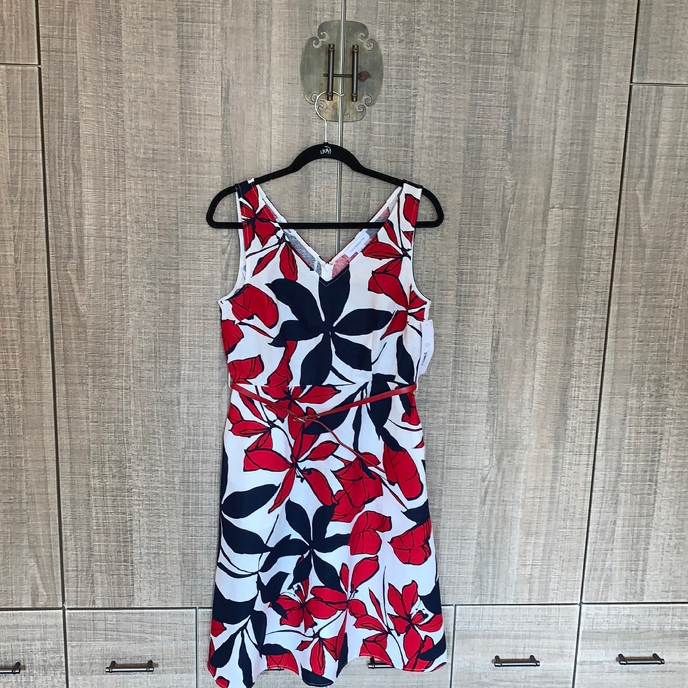 Liz Claiborne A Line Linen Dress